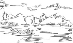 田园风景装饰画