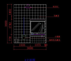 咖啡厅卫生间墙面瓷砖设计图