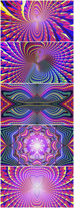 酷炫色彩科技科技流线LED舞台