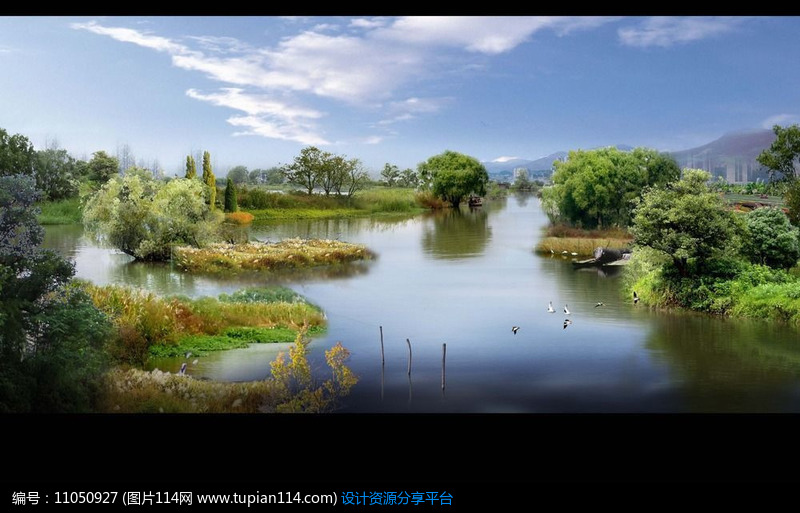 [原创] 生态湿地公园效果图