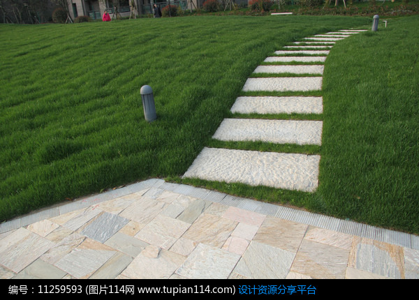 嵌草自然面汀步,3d模型免费下载,3dmax模型,材质贴图,cad图库大全免费