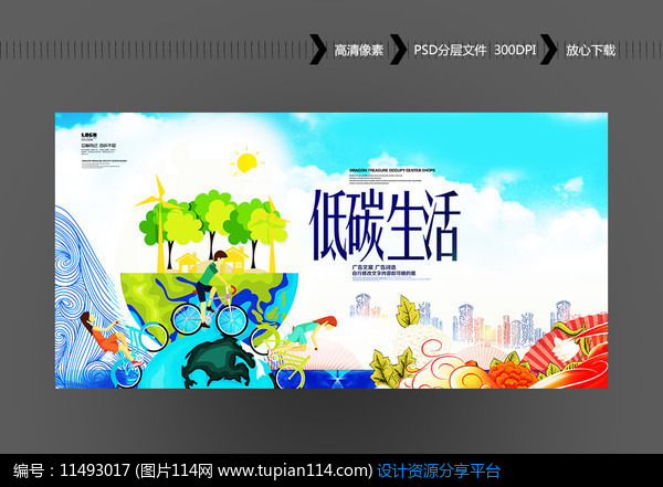 [原创] 低碳生活海报设计