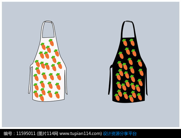 [原创] 可爱胡萝卜围裙设计