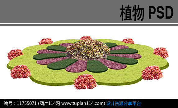 花坛ps素材