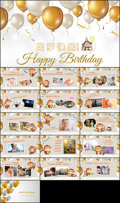 生日ppt设计模板