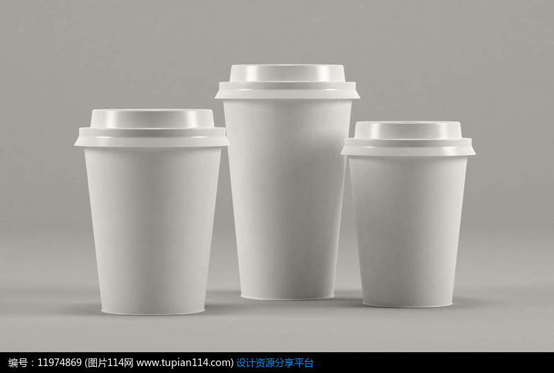 白色杯子包装样机