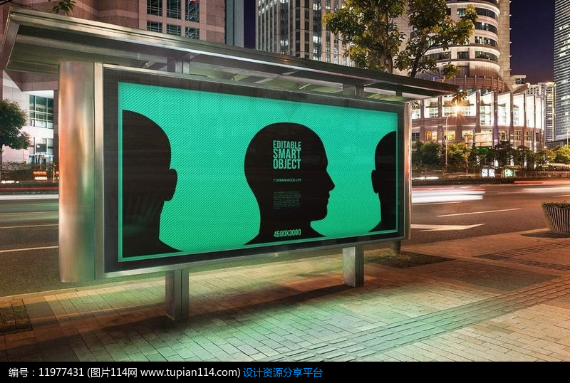车站广告牌智能样机设计素材免费下载_其他PSD_图片114