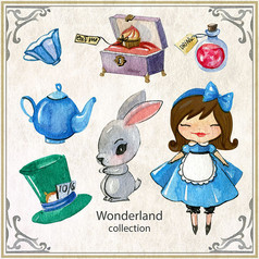 迪士尼童话公主爱丽丝图片素材免费下载,迪士尼童话公主爱丽丝模板