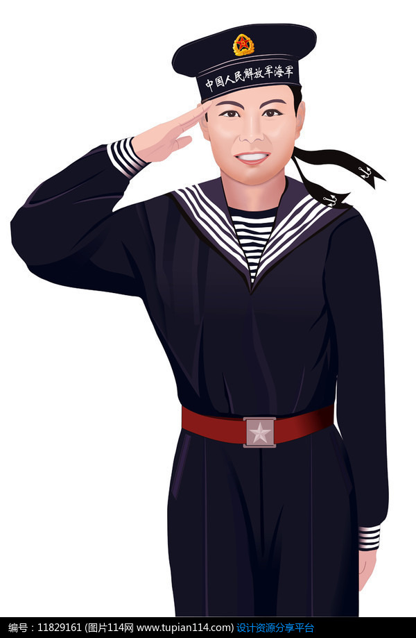 [原创] 水兵敬礼插图